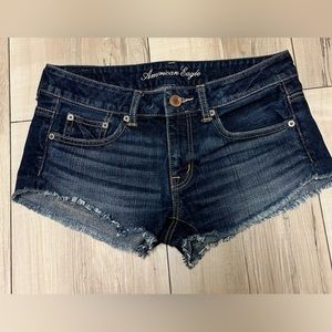 American Eagle Outfitters Dark Blue Jean Shorts